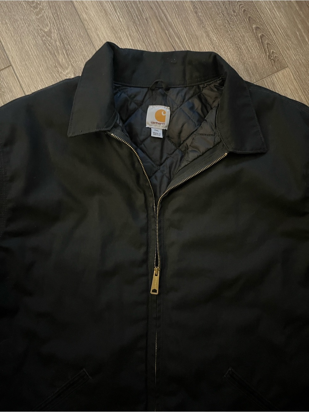 Vintage Carhartt Detroit style twill work jacket - never worn!! $50! - Picture 3 of 8
